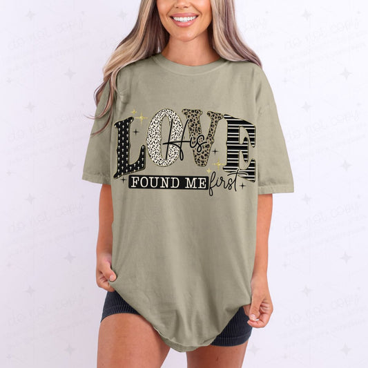 HIS LOVE FOUND ME FIRST - COMPLETED TEE