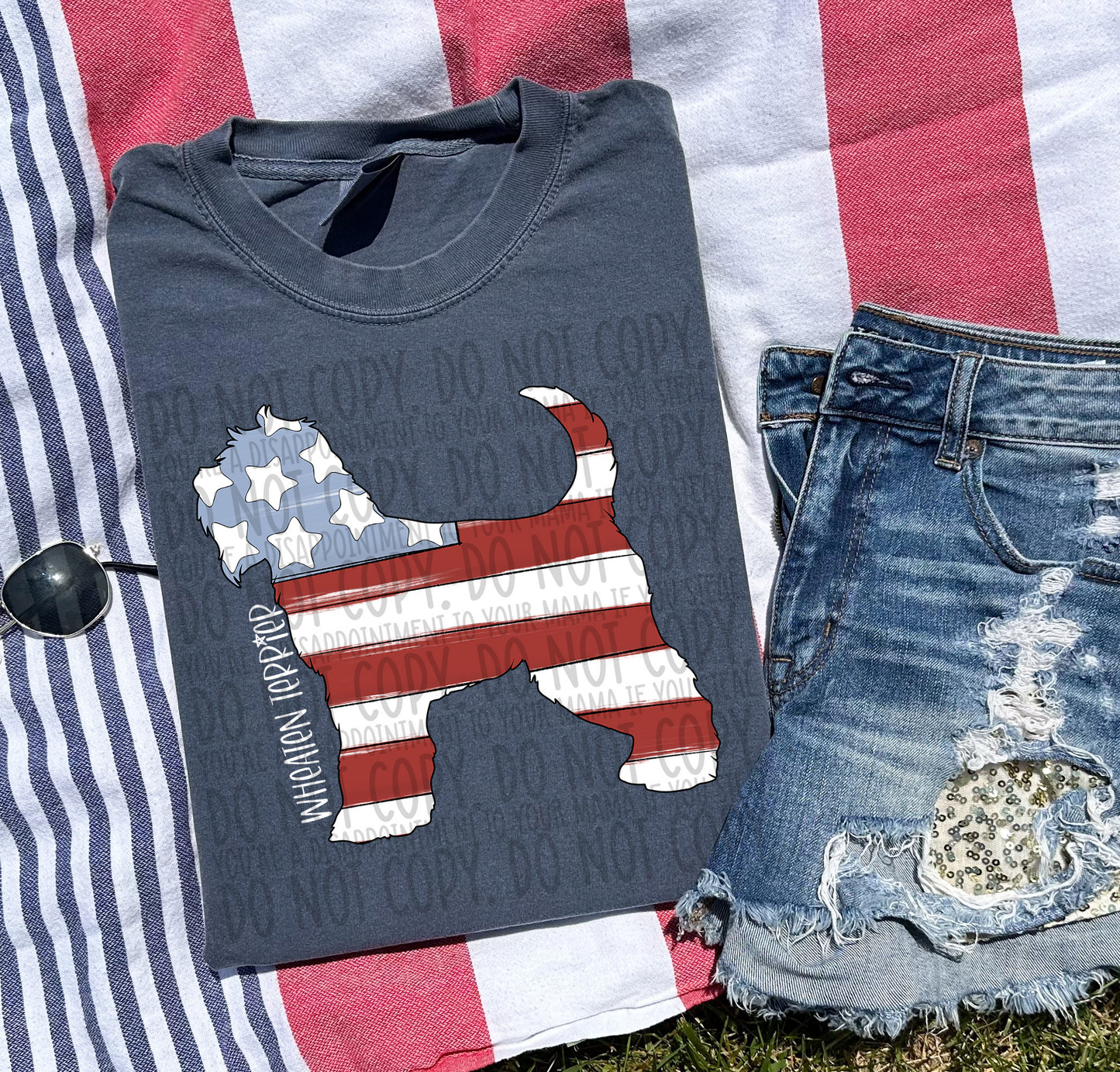 PATRIOTIC DOGS - DTF TRANSFER