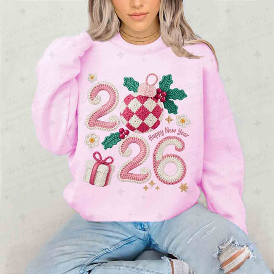 2026 HAPPY NEW YEAR - GIFTS + ORNAMENTS +FAUX YARN - DTF TRANSFER