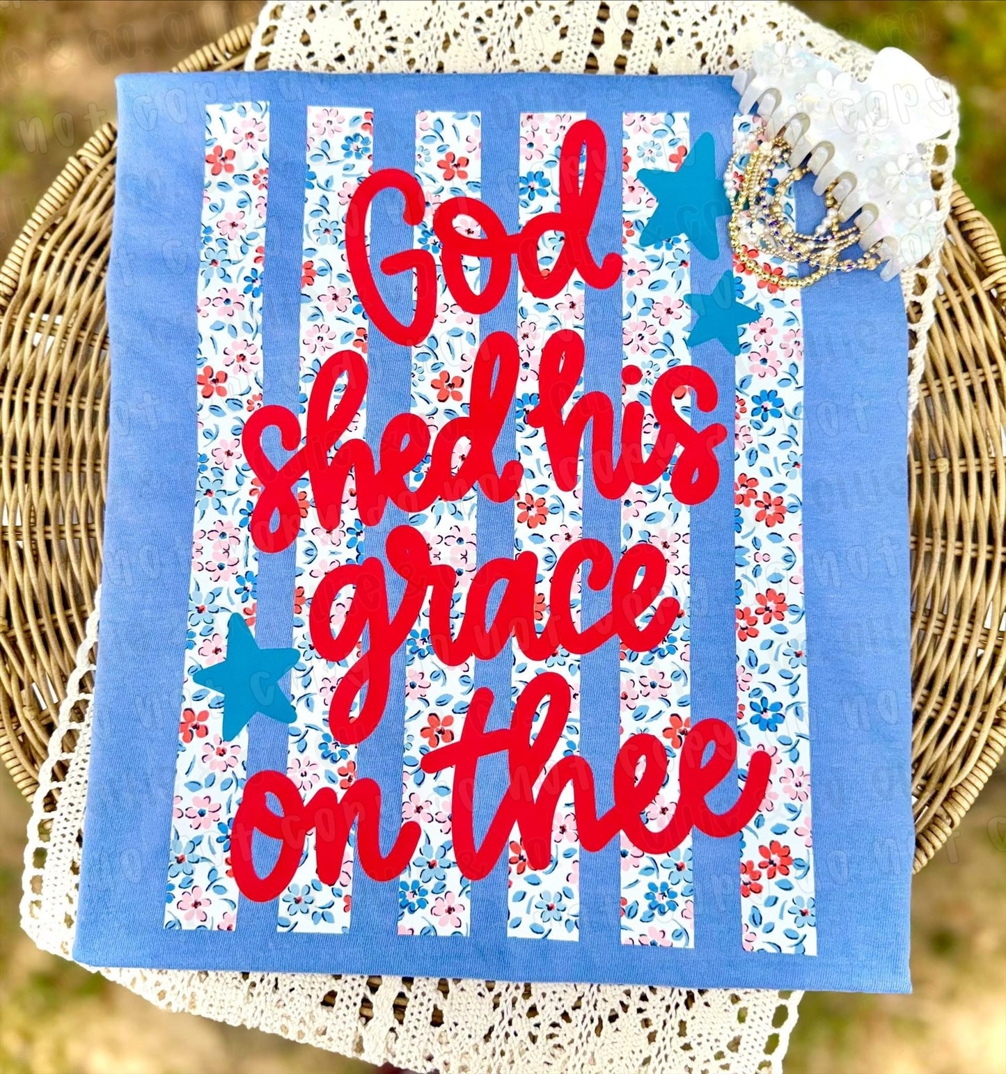 GOD SHED HIS GRACE ON THEE - DTF TRANSFER