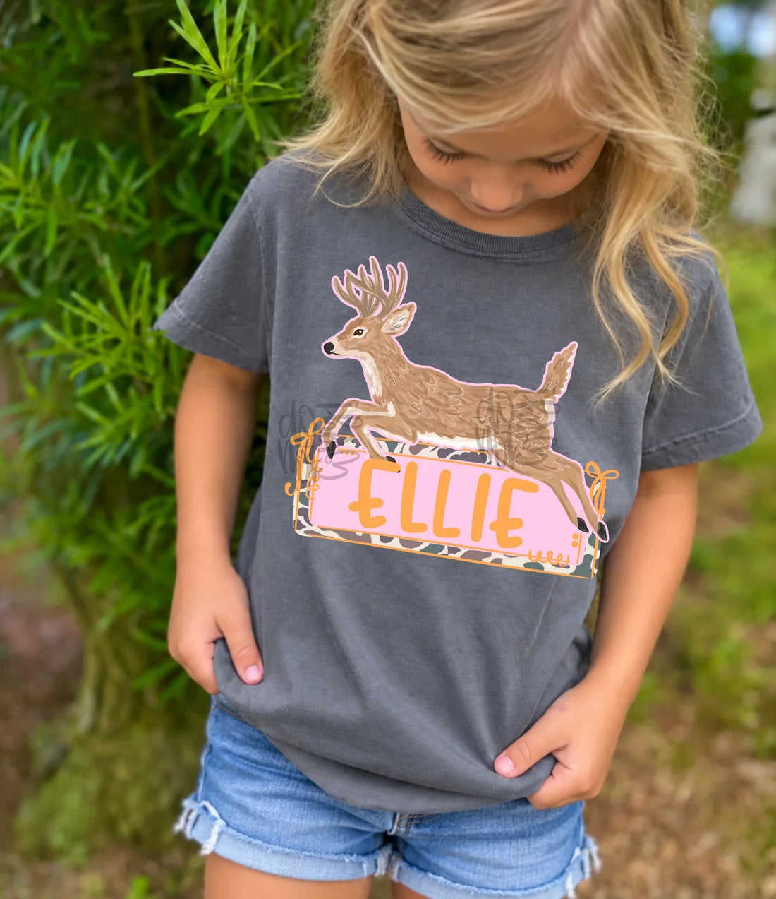 DEER NAMEPLATE - CUSTOM TRANSFER