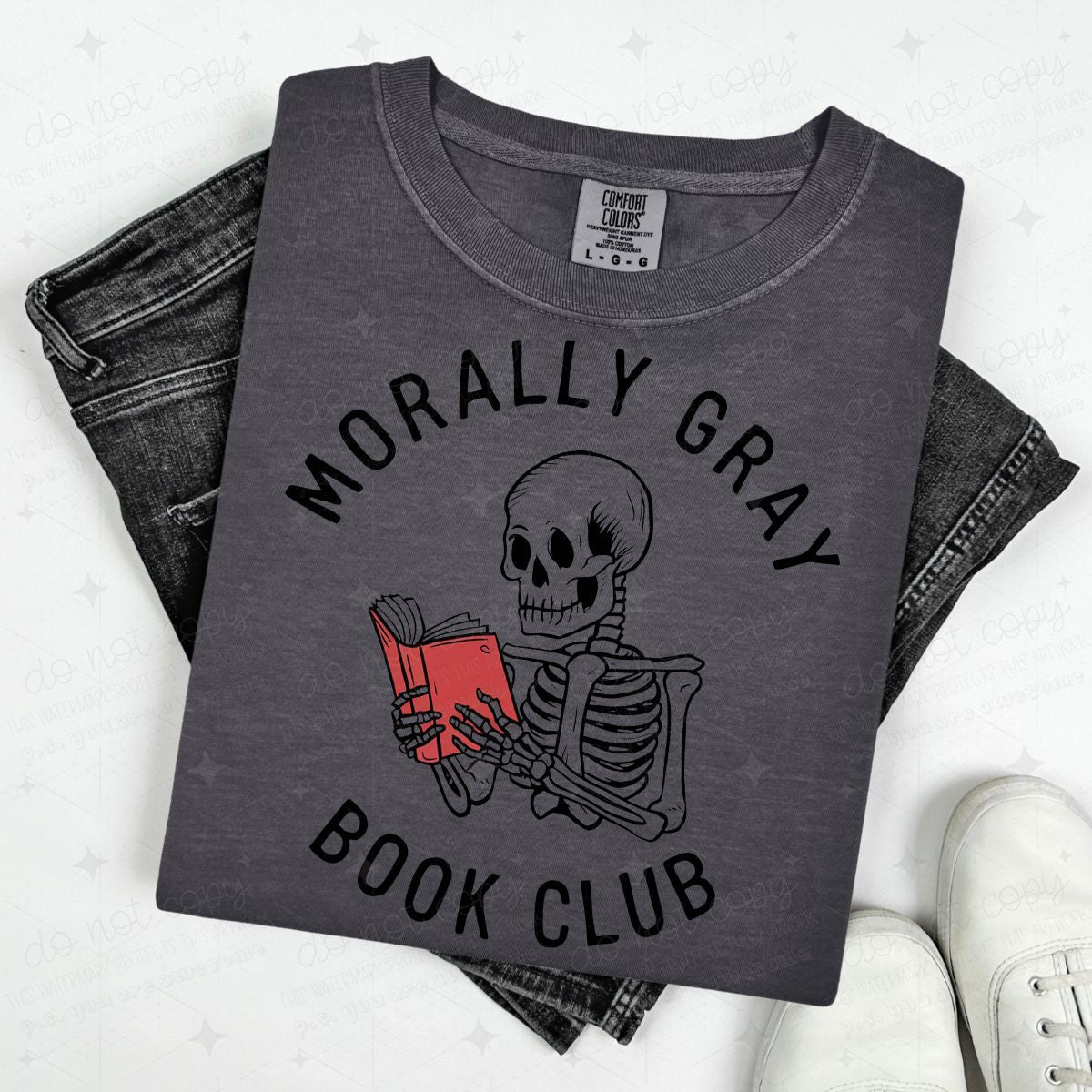 MORALLY GRAY BOOK CLUB - DTF TRANSFER