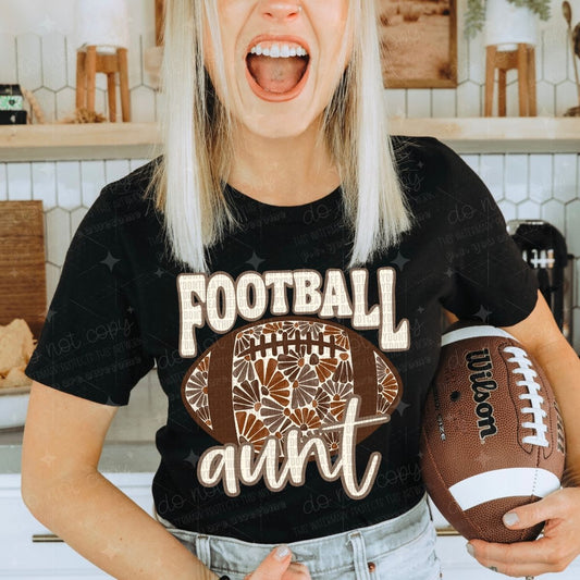 FLORAL FOOTBALL NAMES - DTF TRANSFER