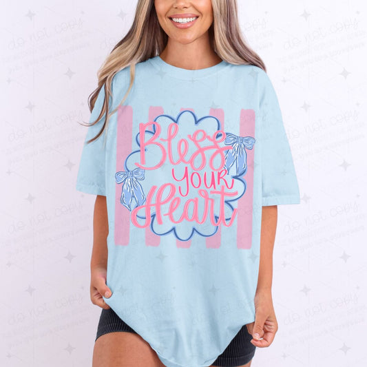 COQUETTE BLESS YOUR HEART - COMPLETED TEE