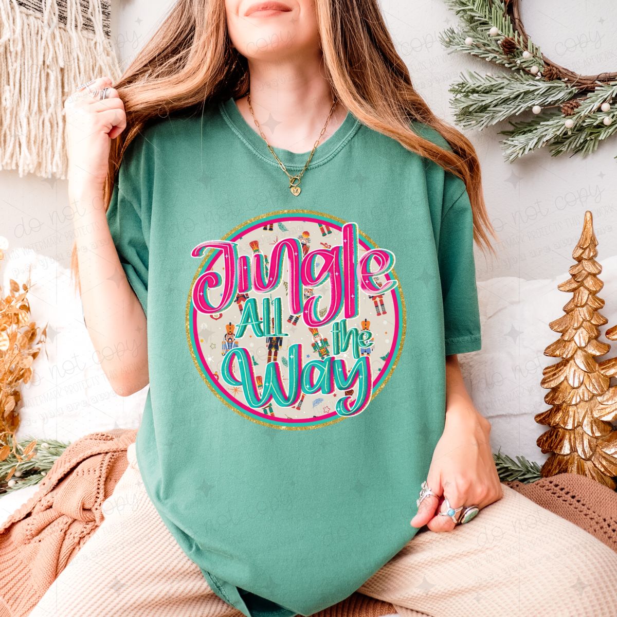 JINGLE ALL THE WAY - DTF TRANSFER