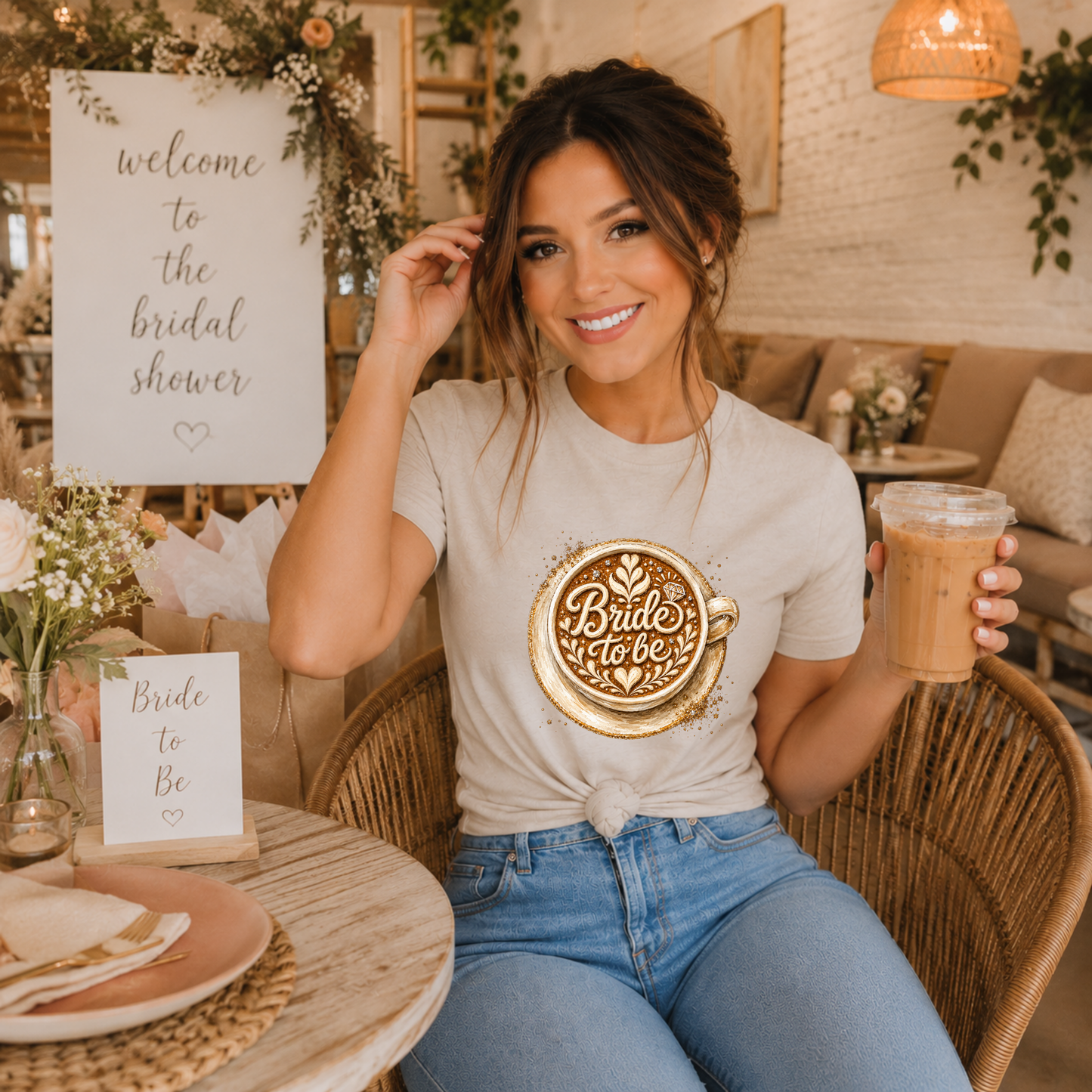 BRIDE TO BE COFFEE - *OLLIE & CO EXCLUSIVE* - DTF TRANSFER