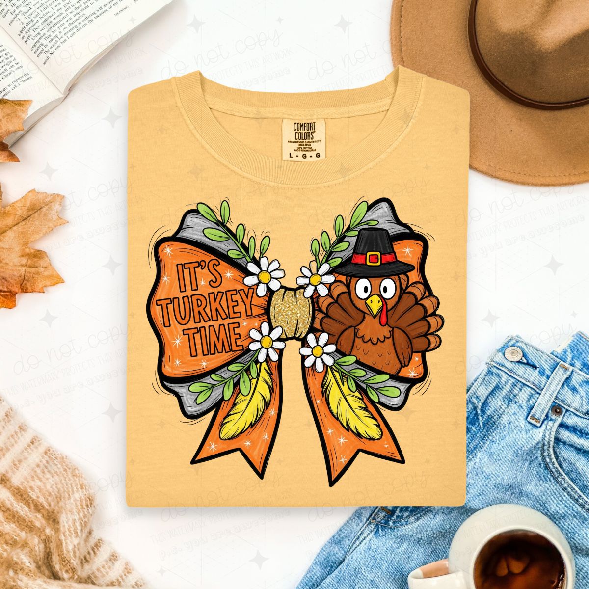 COQUETTE IT'S TURKEY TIME - DTF TRANSFER