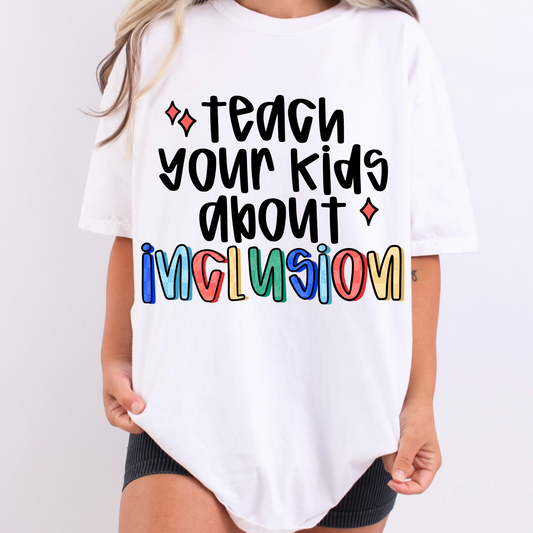 TEACH YOUR KIDS ABOUT INCLUSION AUTISM - *OLLIE & CO. EXCLUSIVE* - DTF TRANSFER