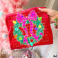 CHRISTMAS WREATH GLITTER - DTF TRANSFER