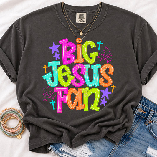 BIG JESUS FAN - DTF TRANSFER