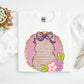 BUNNY CIRCLE FRAME - DTF TRANSFER