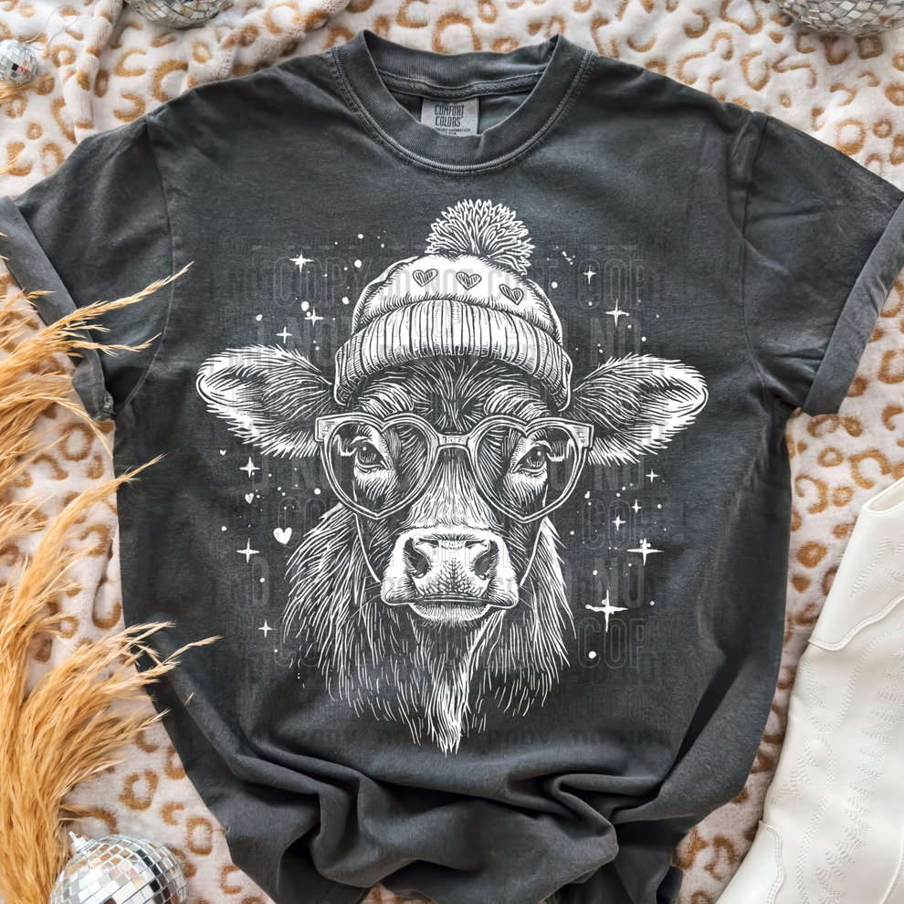 COW VALENTINES DAY SPLATTER - DTF TRANSFER – shopollieandco