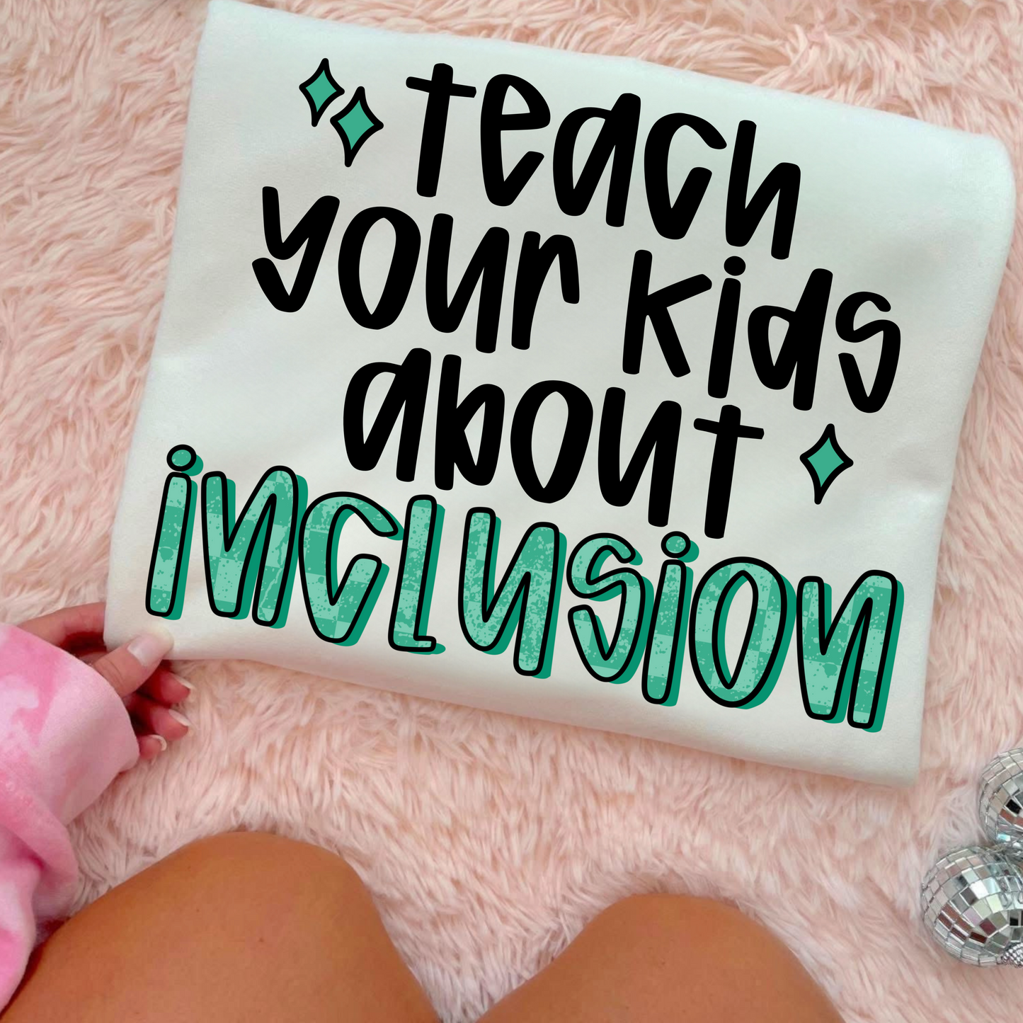 TEACH YOUR KIDS ABOUT INCLUSION - CP AWARENESS - *OLLIE AND CO EXCLUSIVE* - DTF TRANSFER*