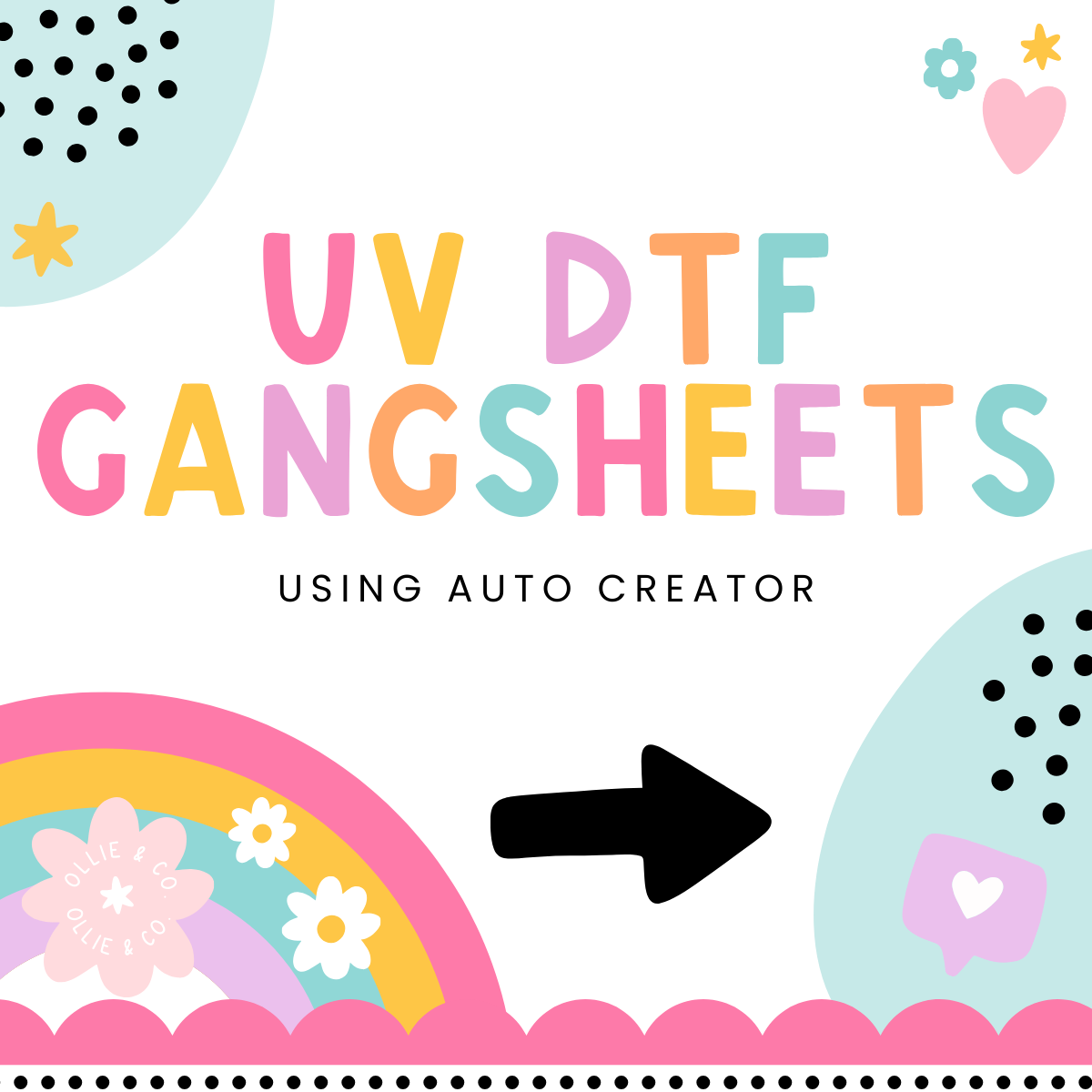 UV DTF Gang Sheets- NO CODES ALLOWED