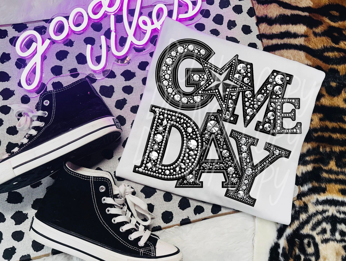 Rhinestone Game Day