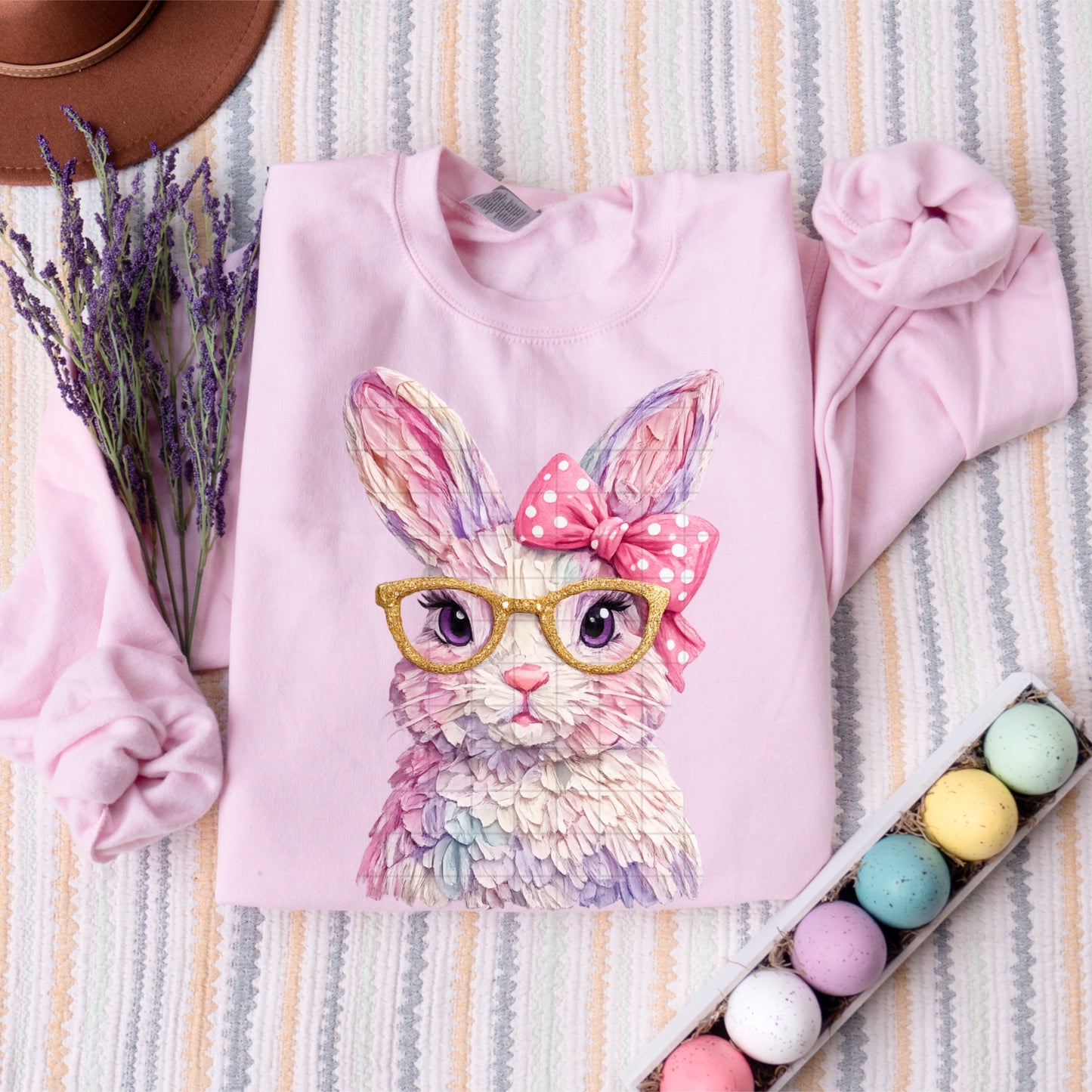 EASTER BUNNY GIRL - DTF TRANSFER