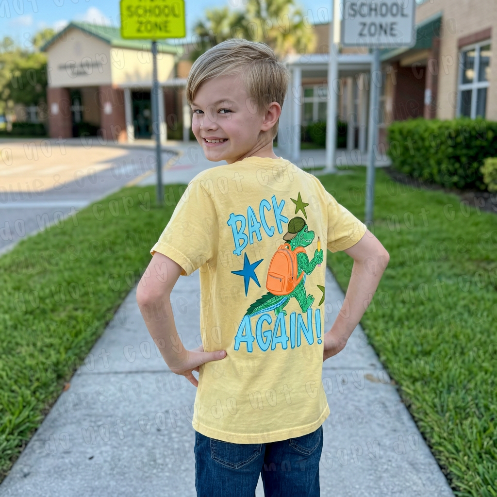 BACK AGAIN GATOR BOY - DTF TRANSFER