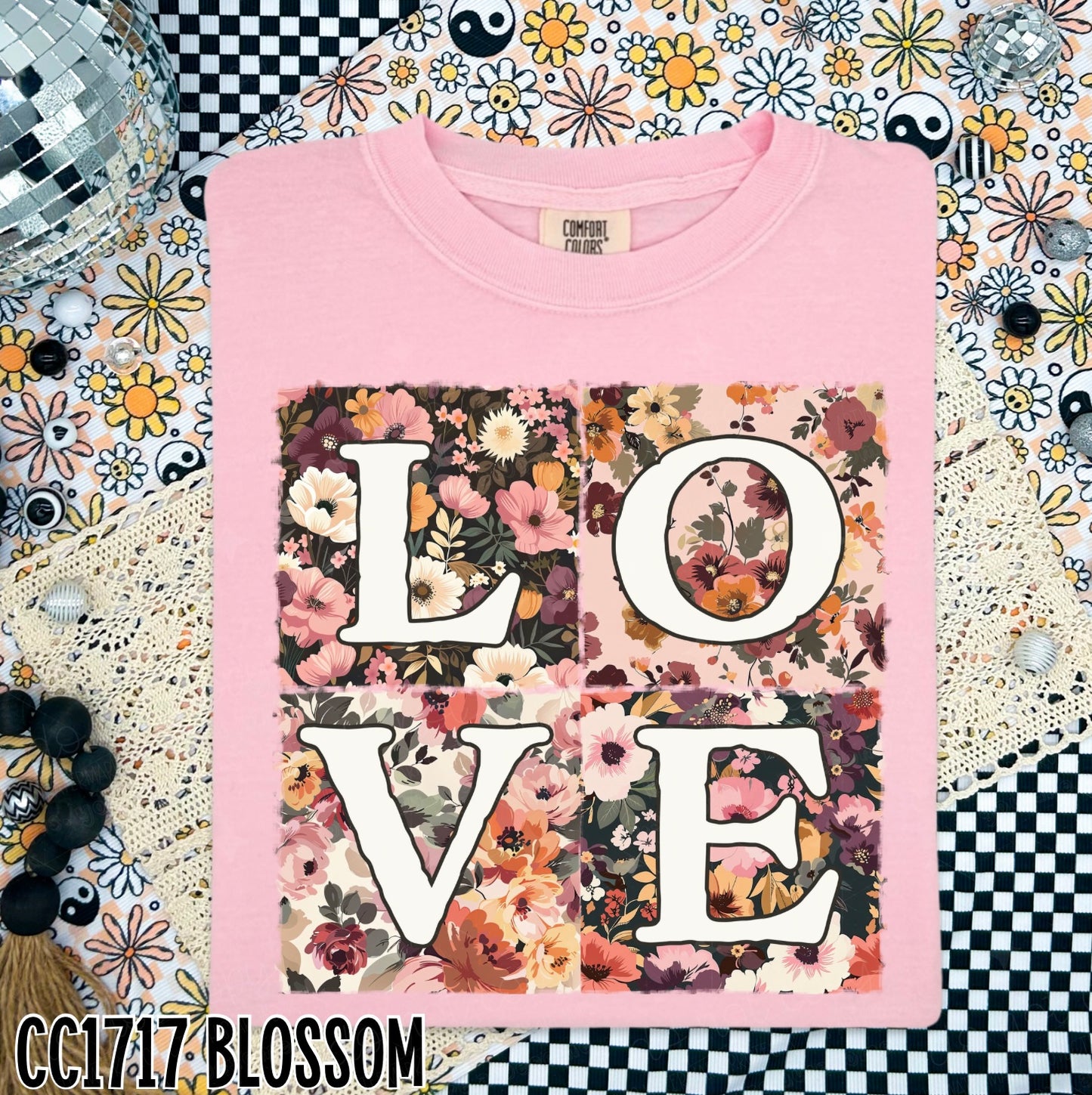 Love Floral patchwork