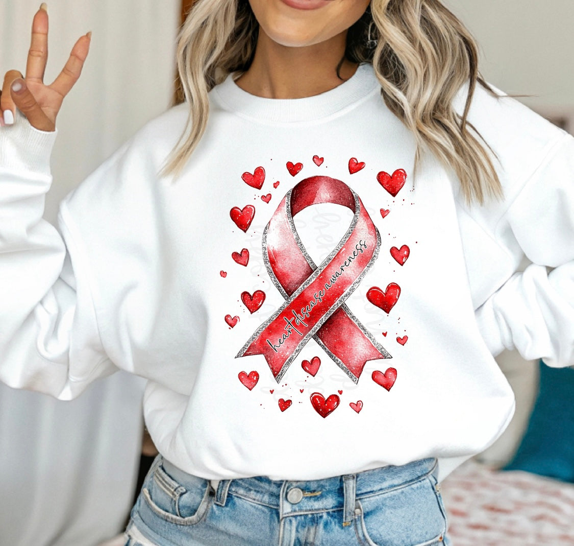 HEART DISEASE AWARENESS - DTF TRANSFER