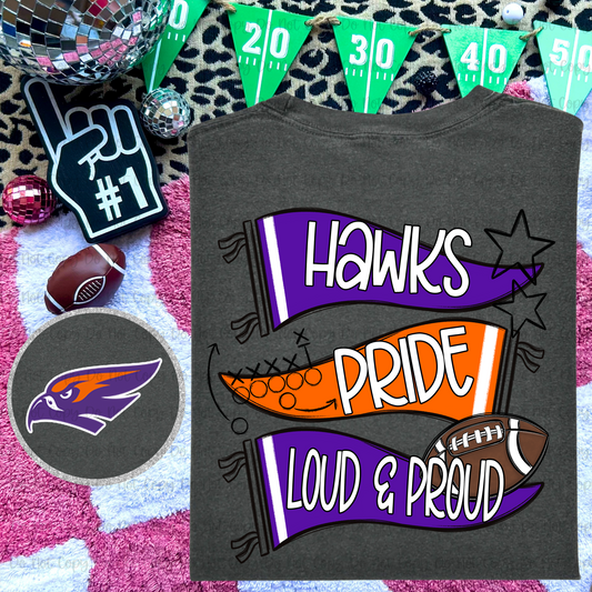 LOUD AND PROUD MASCOT - FRONT+BACK - MOCKUP ONLY