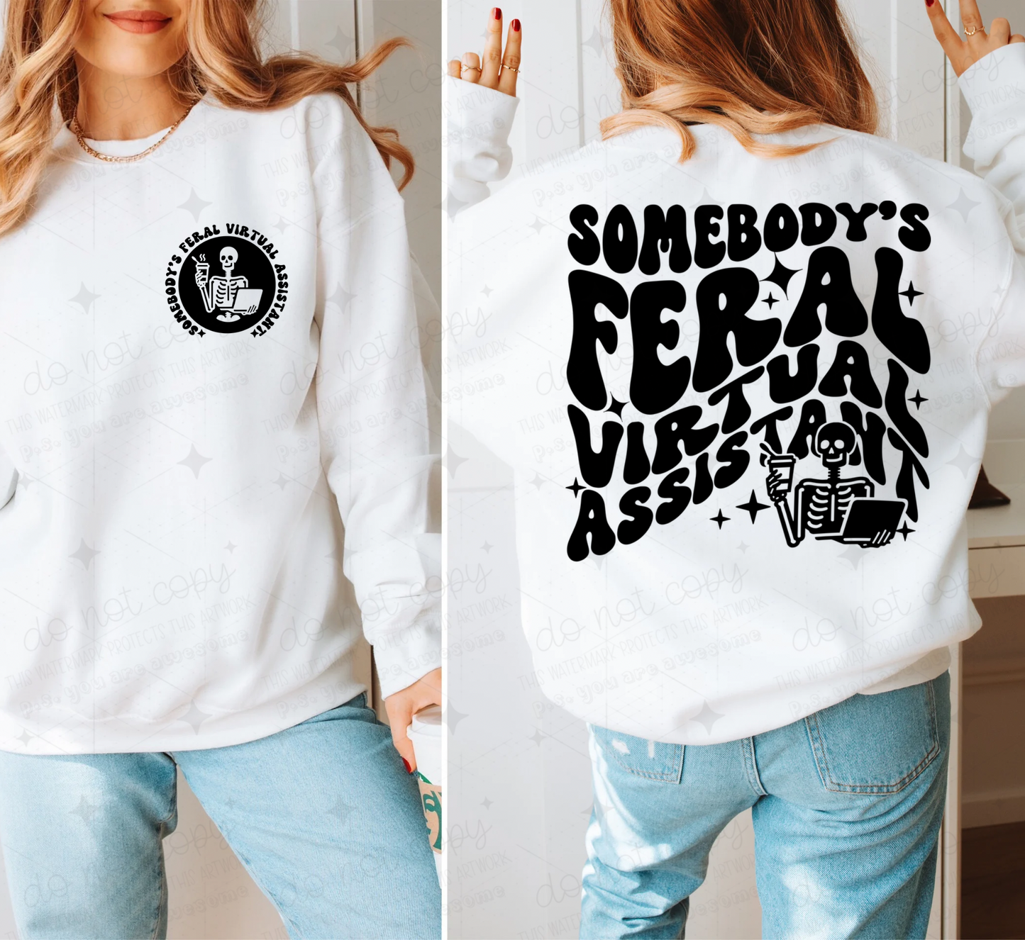 Somebody's Feral VA- Front & Back