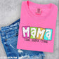 Bright Dotted Boxy- Mama, Aunt, Grandma, Etc. with Kids names