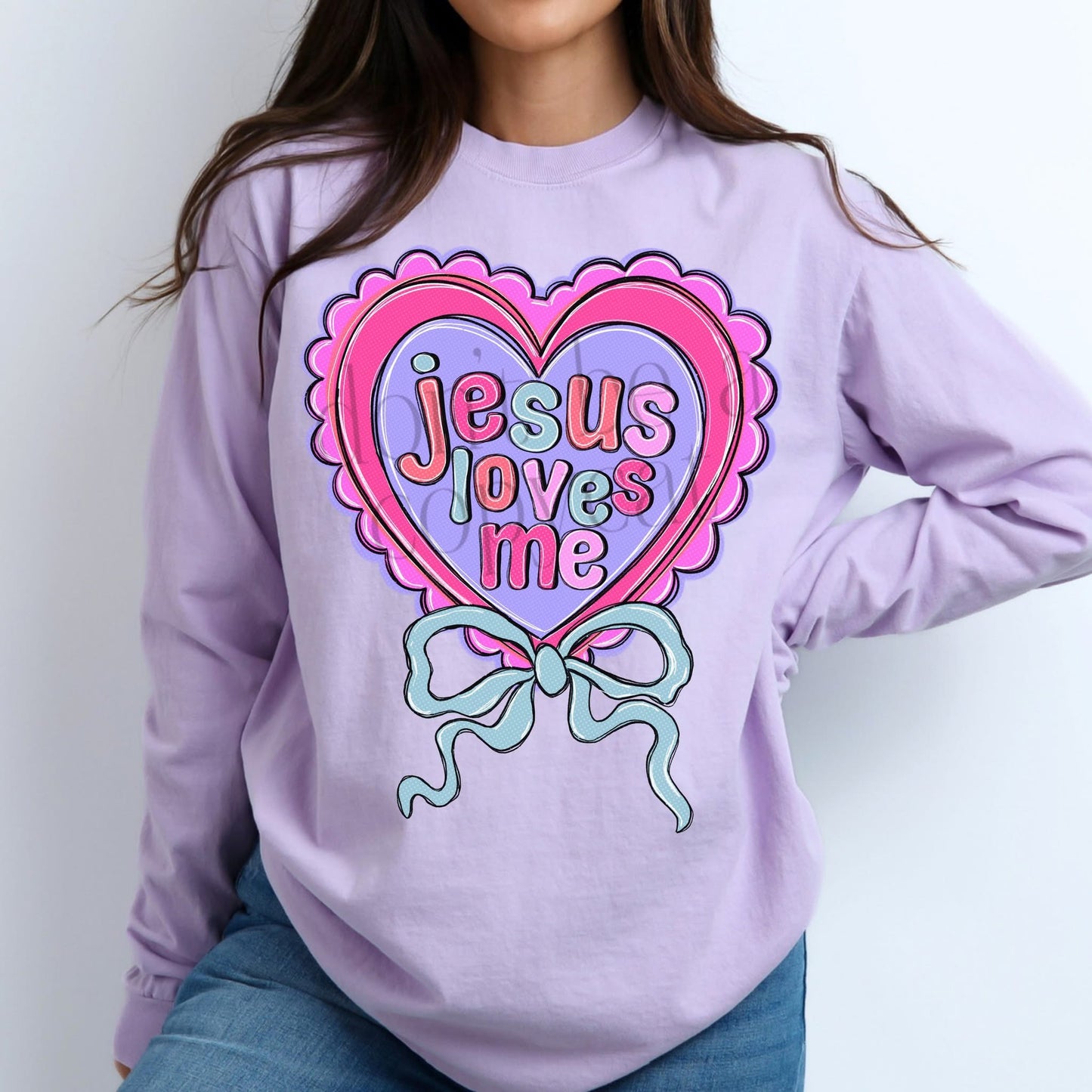 Jesus loves me heart