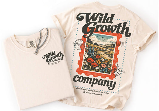 WILD GROWTH COMPANY - FRONT+BACK - DTF TRANSFER