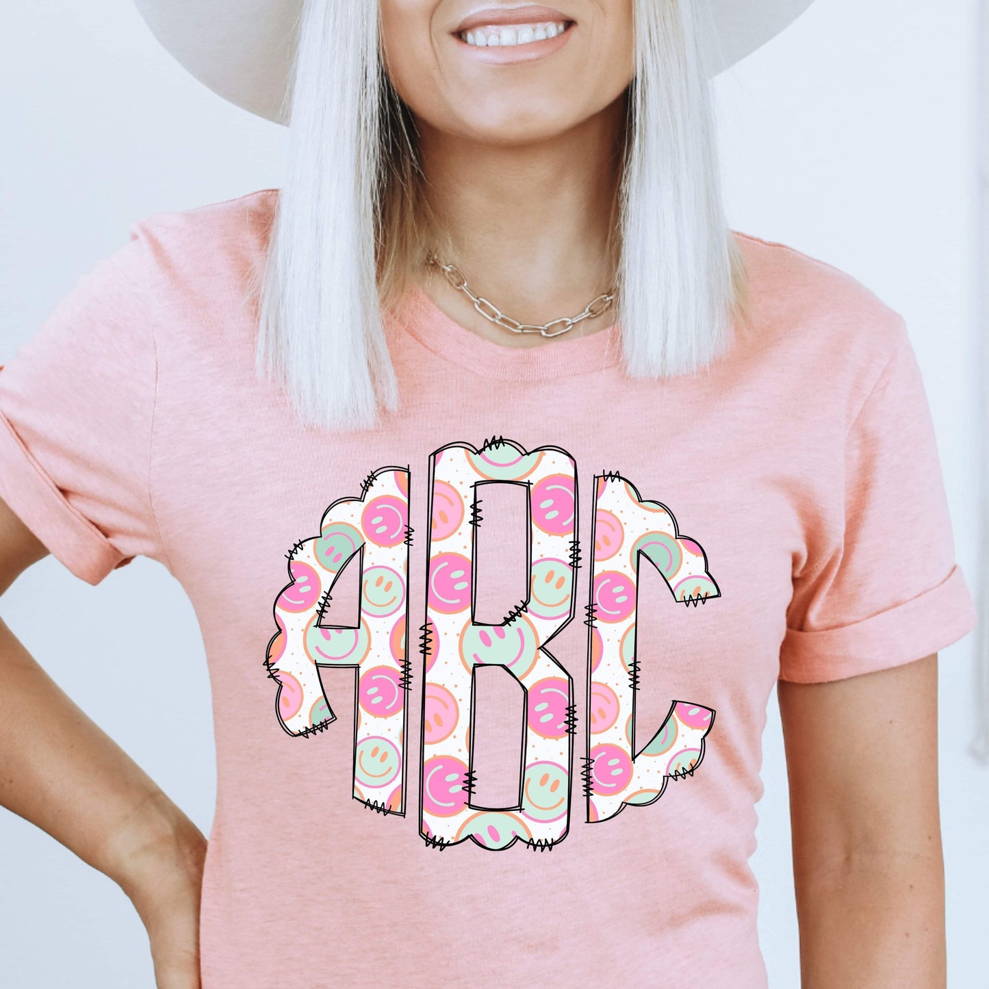 Retro Smiles Monogram