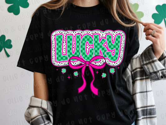 LUCKY DALMATIAN NEON - DTF TRANSFER