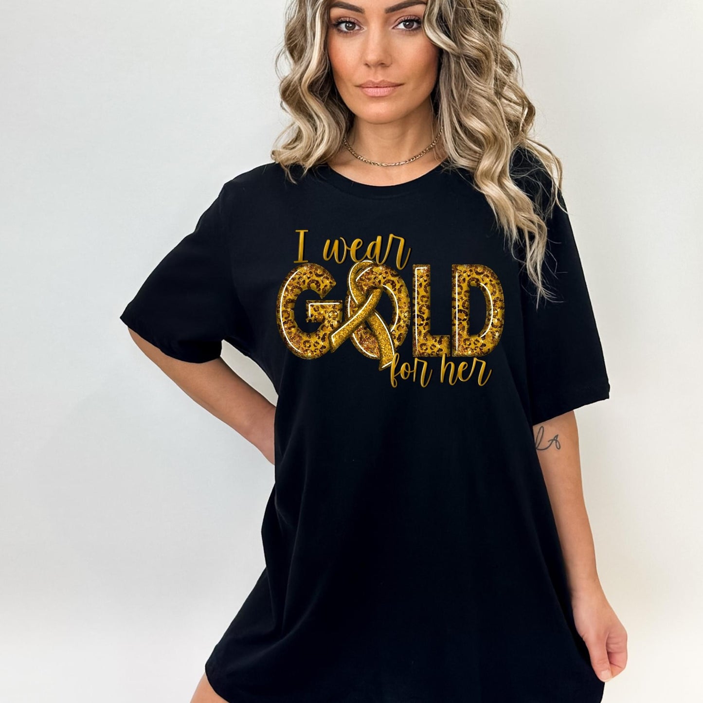 I wear gold for *Ollie and Co. Exclusive*