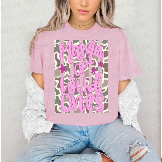 MAMA OF WILD ONES PINK - DTF TRANSFER