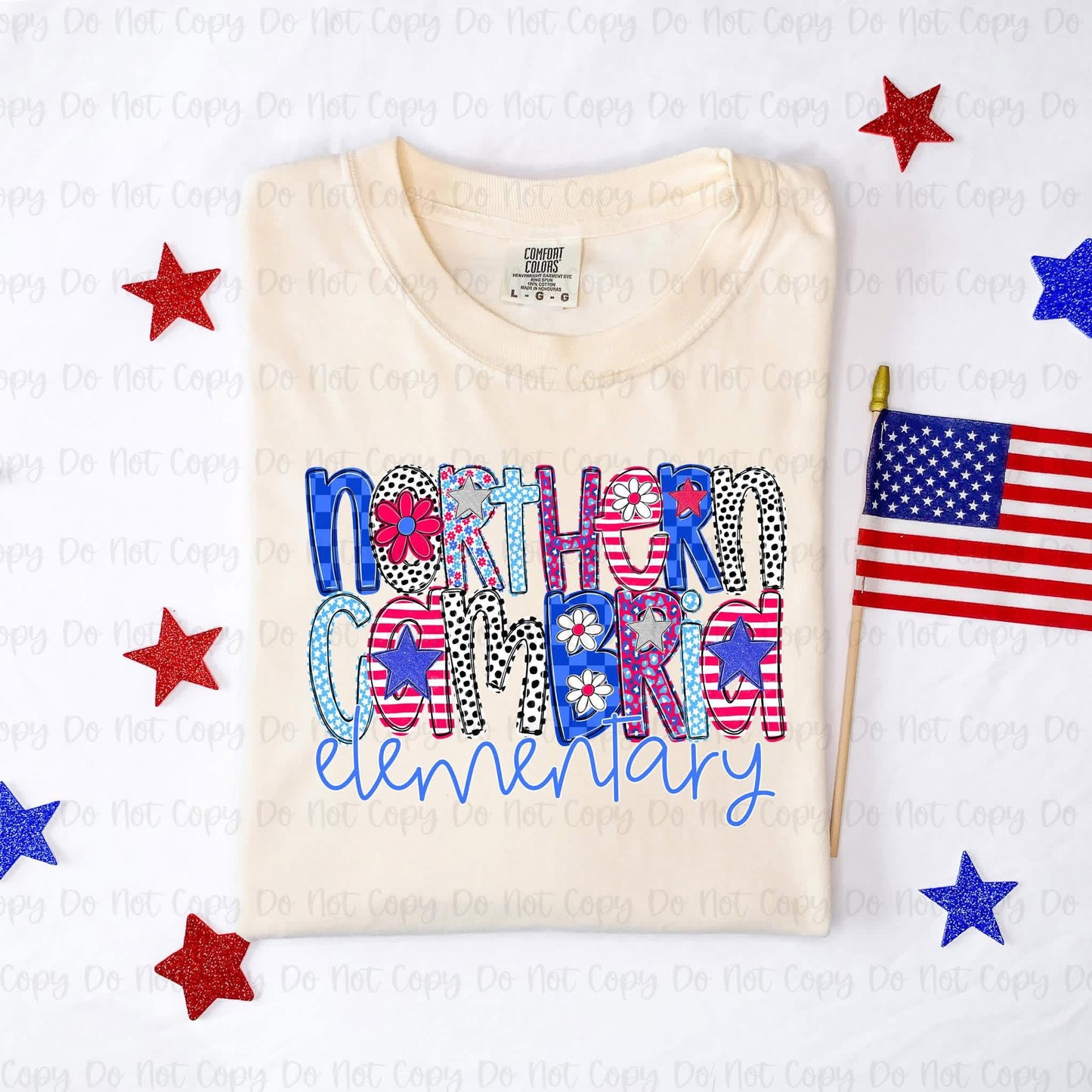 PREPPY 4TH OF JULY - CUSTOM TRANSFER