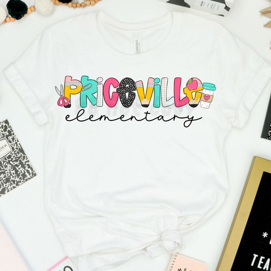 SCHOOL DOODLE NAMES - MOCKUP ONLY