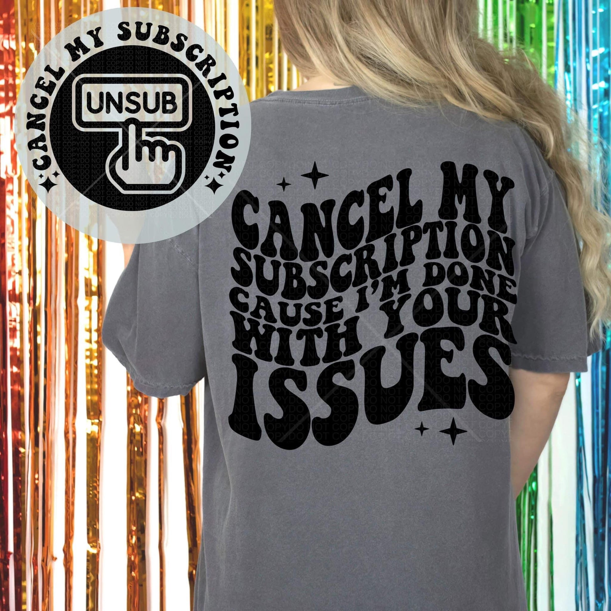 Cancel my subscription- Front & Back *Ollie & Co. Exclusive