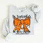 In September we wear Orange Coquette Bow