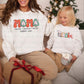 Retro Christmas Mama, Aunt, Grandma, Etc. with Kids names