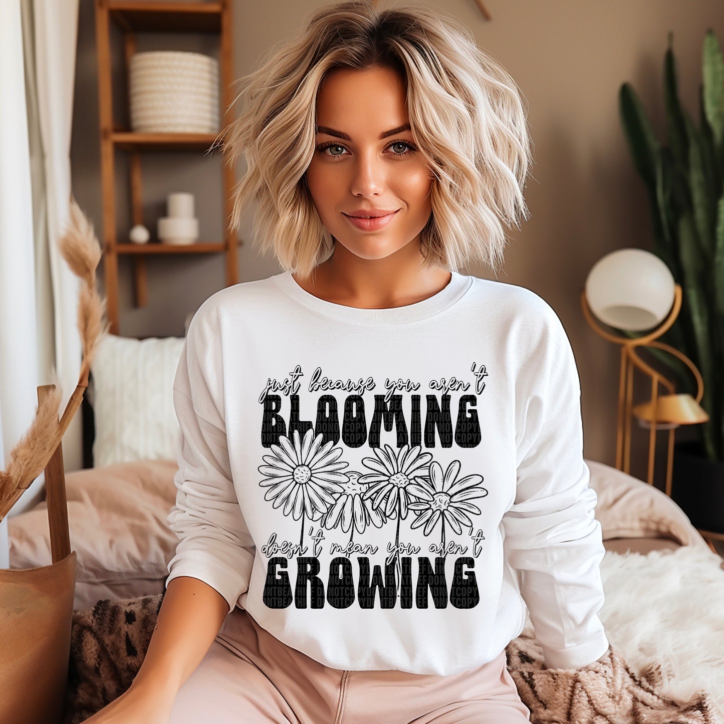 Just because you aren't blooming doesn't mean you aren't growing