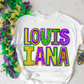 Louisiana faux sequin