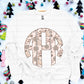 Snowflakes & Gingerbread Monogram