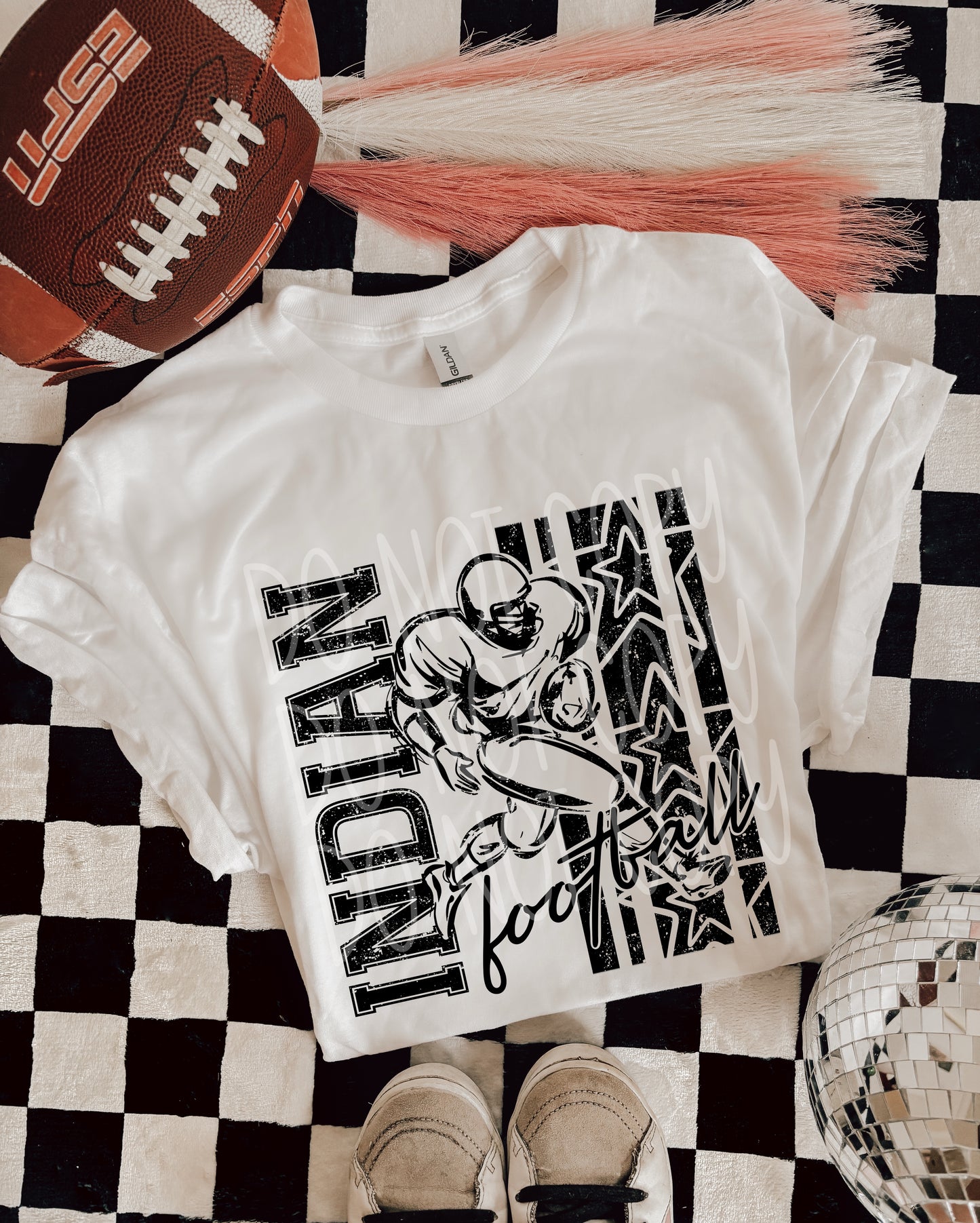 BLACK FOOTBALL MASCOTS - DTF TRANSFER