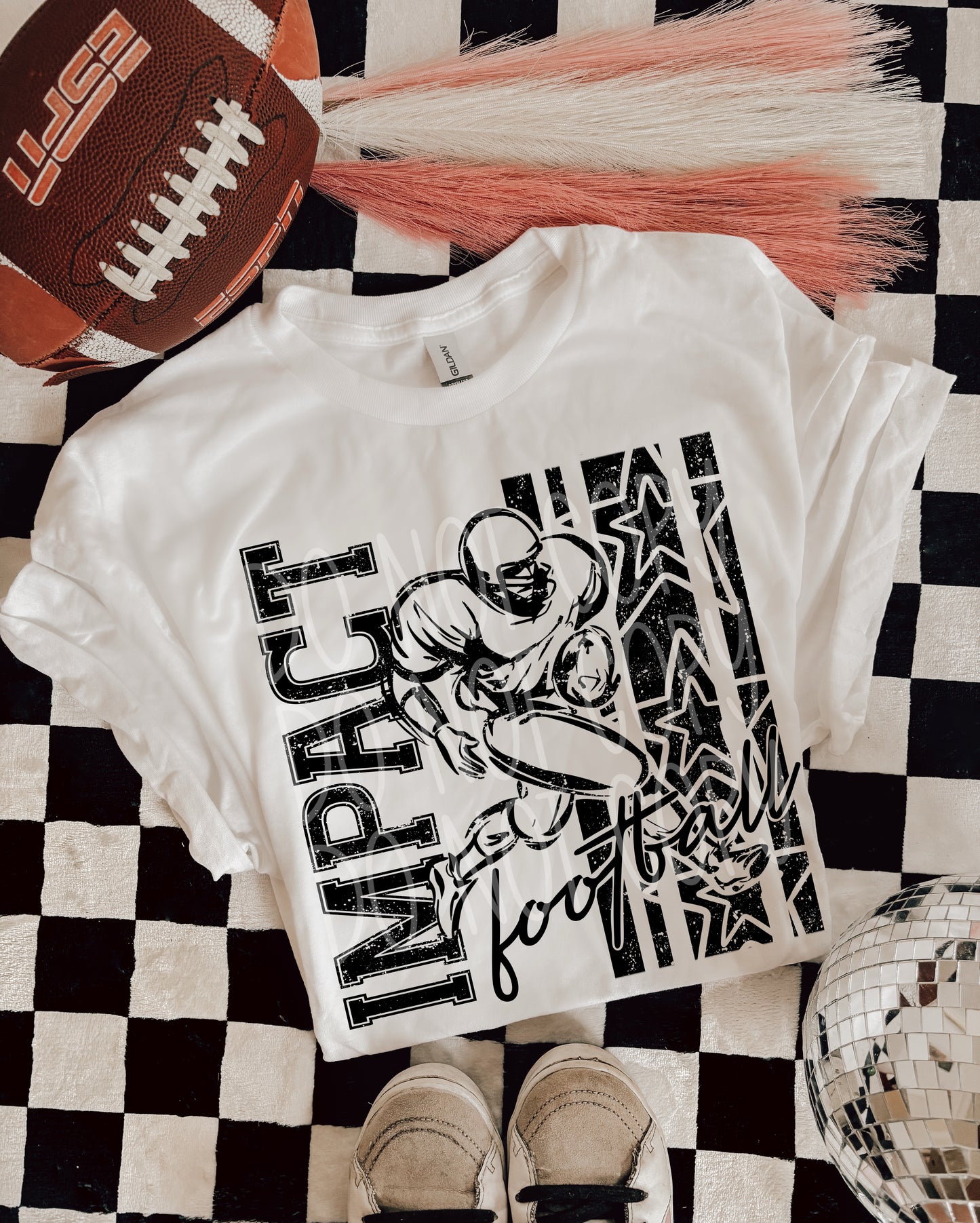 BLACK FOOTBALL MASCOTS - DTF TRANSFER
