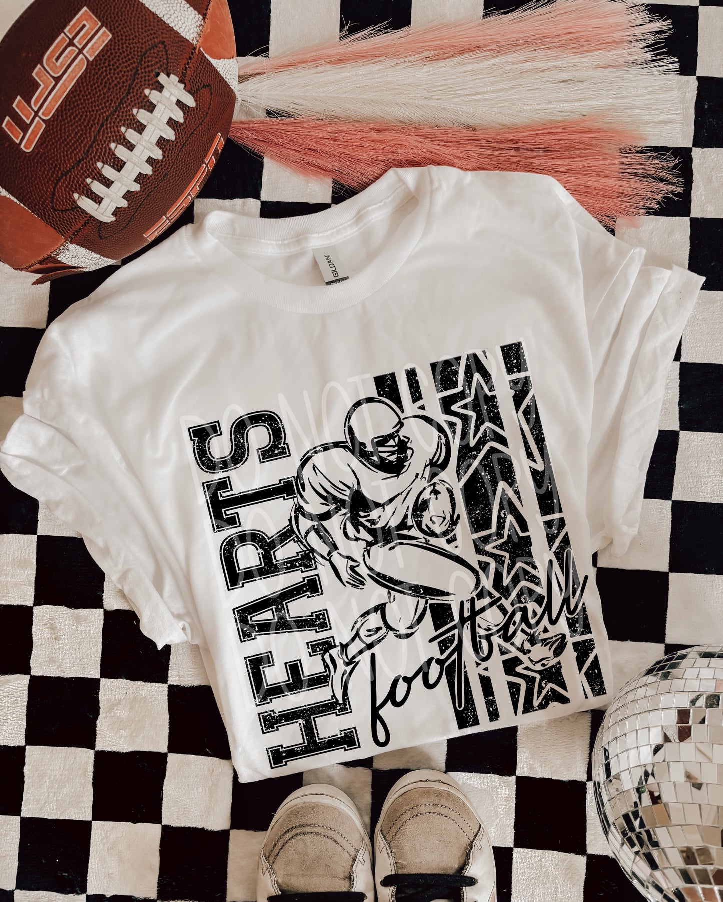 BLACK FOOTBALL MASCOTS - DTF TRANSFER