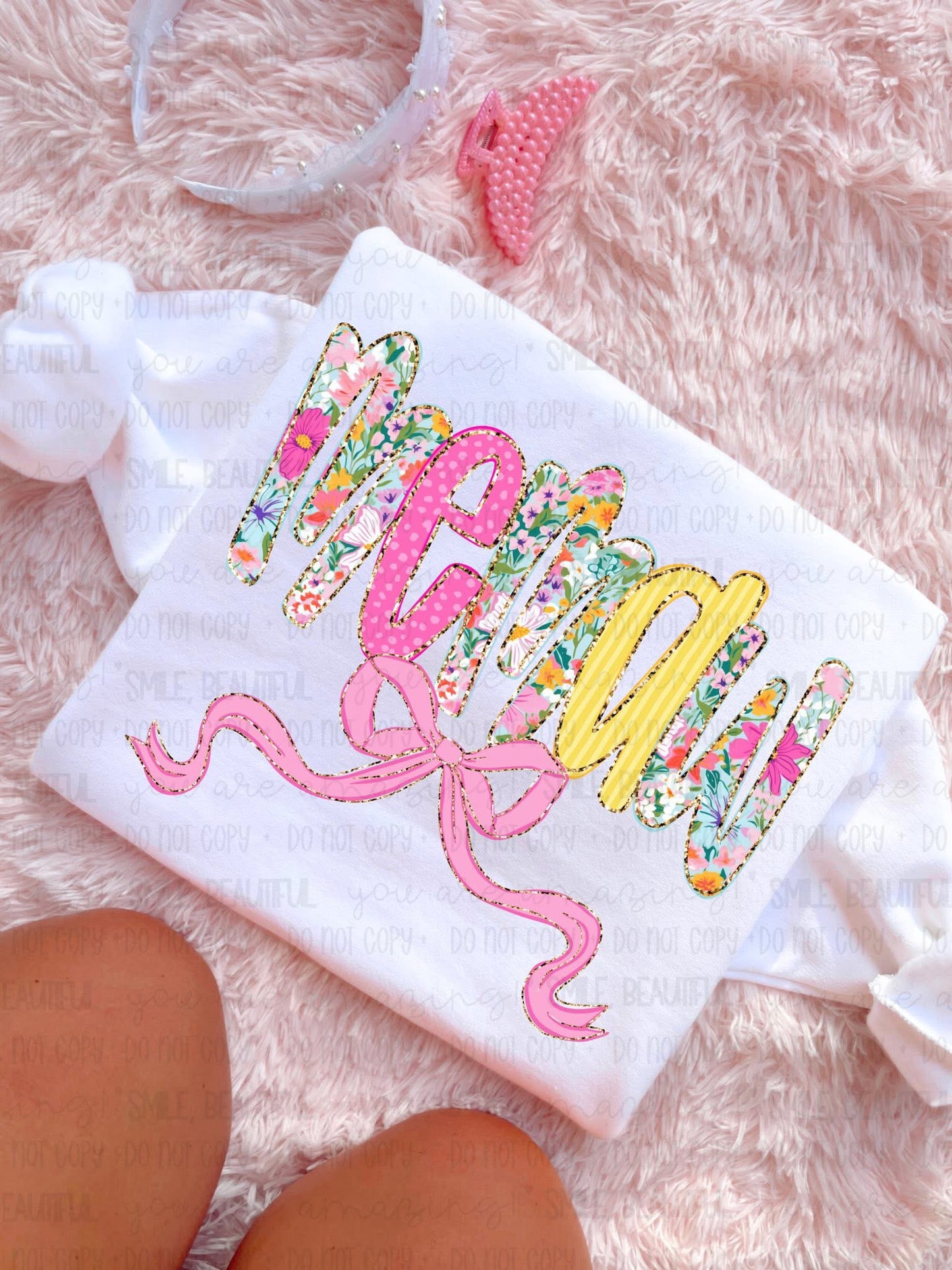 FLORAL MAMA NAMES - DTF TRANSFER