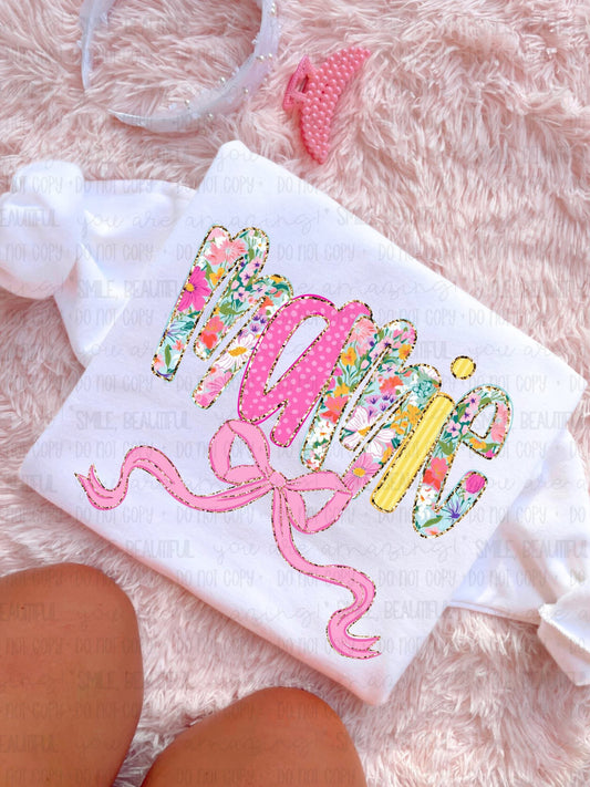FLORAL MAMA NAMES - DTF TRANSFER