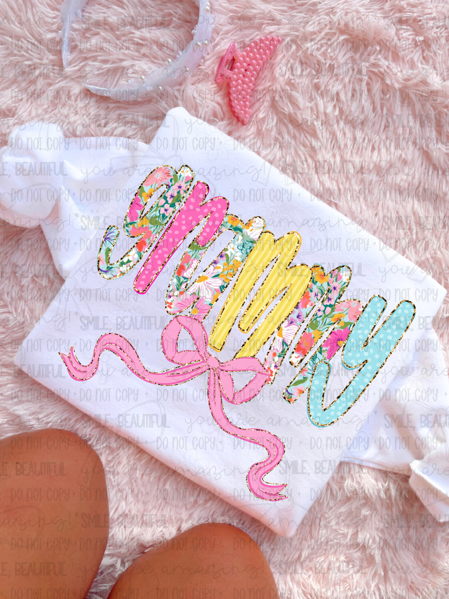 FLORAL MAMA NAMES - DTF TRANSFER
