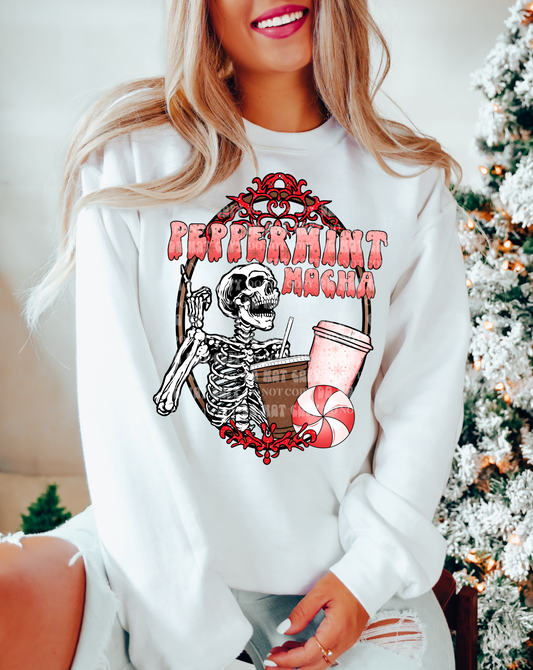 Peppermint Mocha Skeleton