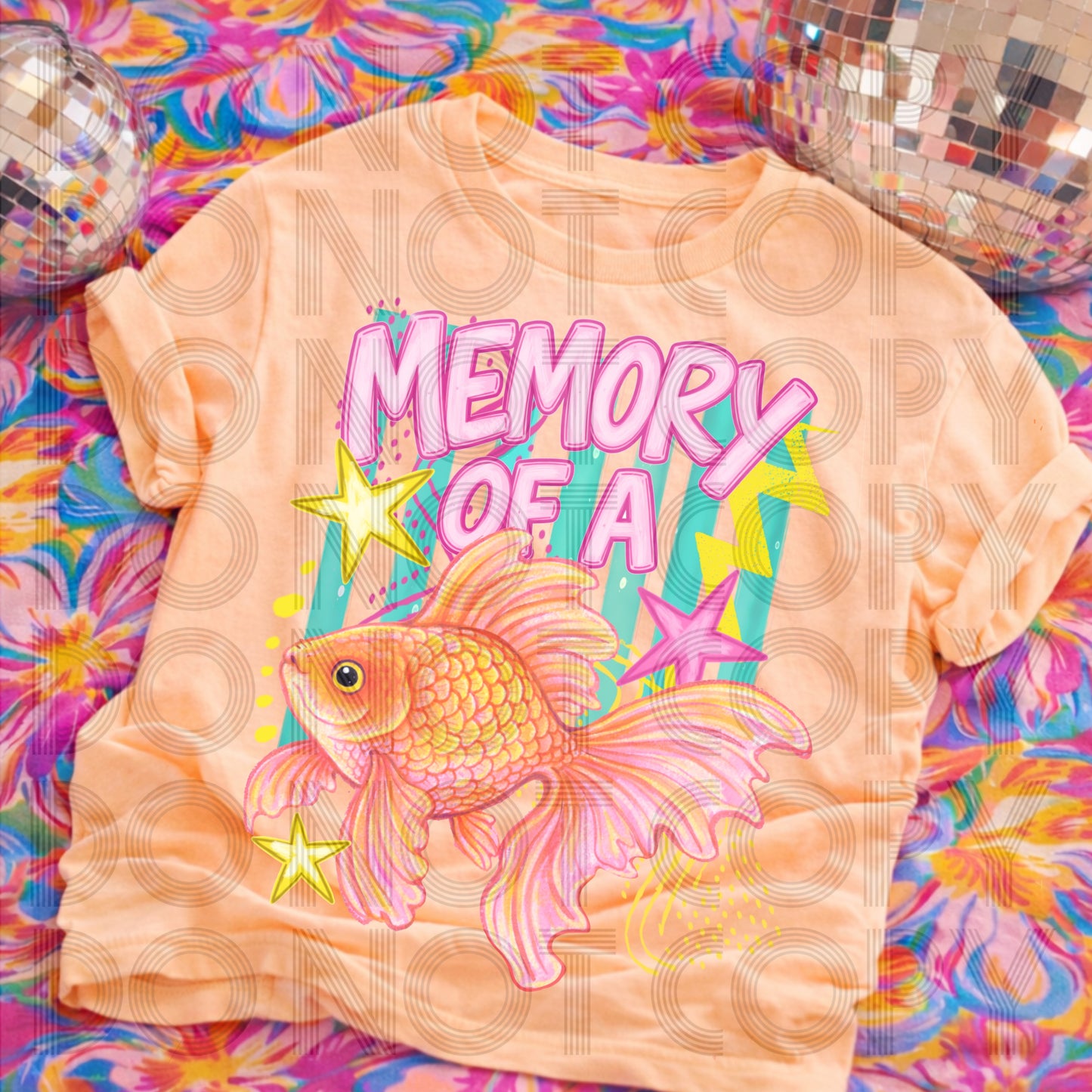 MEMORY OF A GOLDFISH - DTF TRANSFER