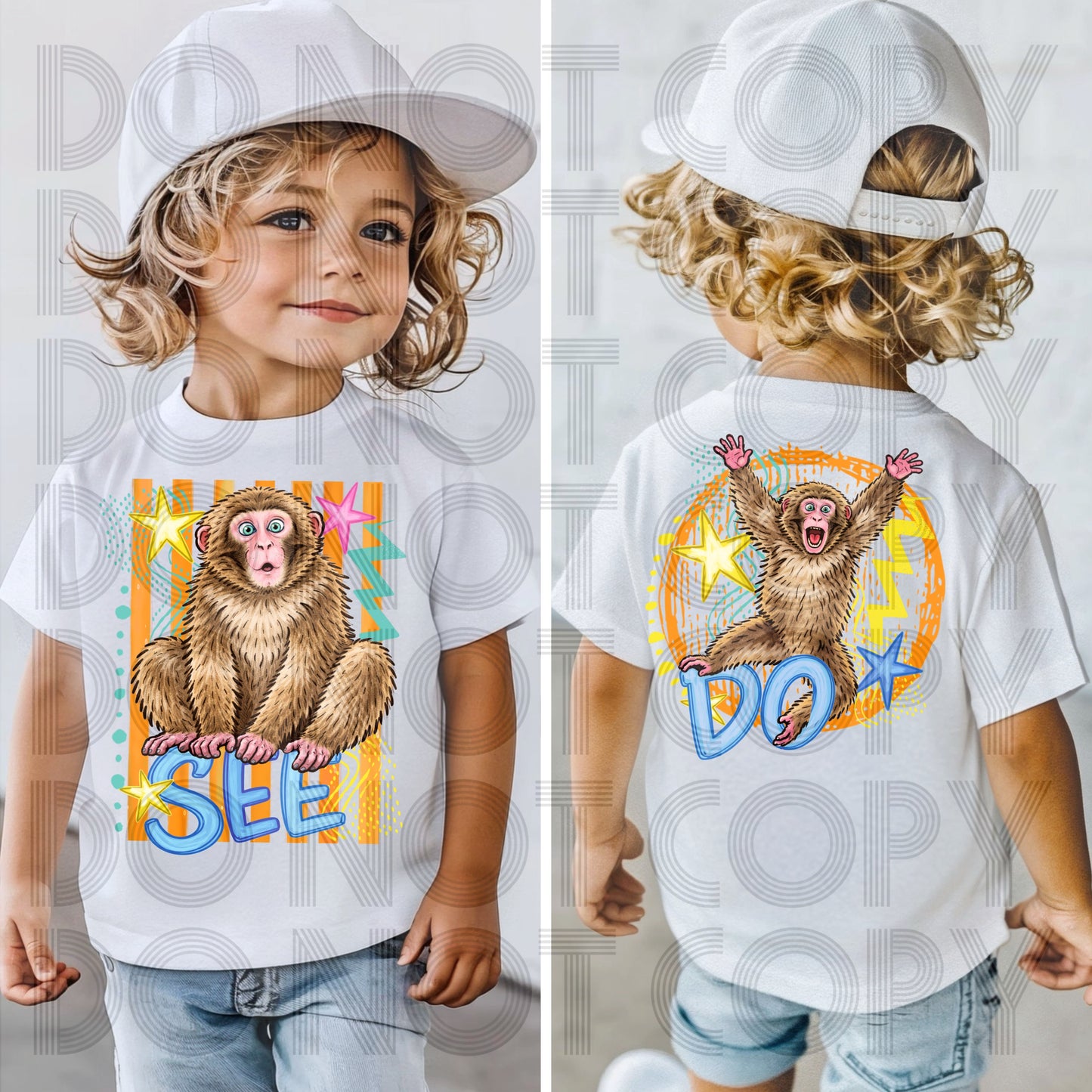 MONKEY DO BOY  DTF TRANSFER