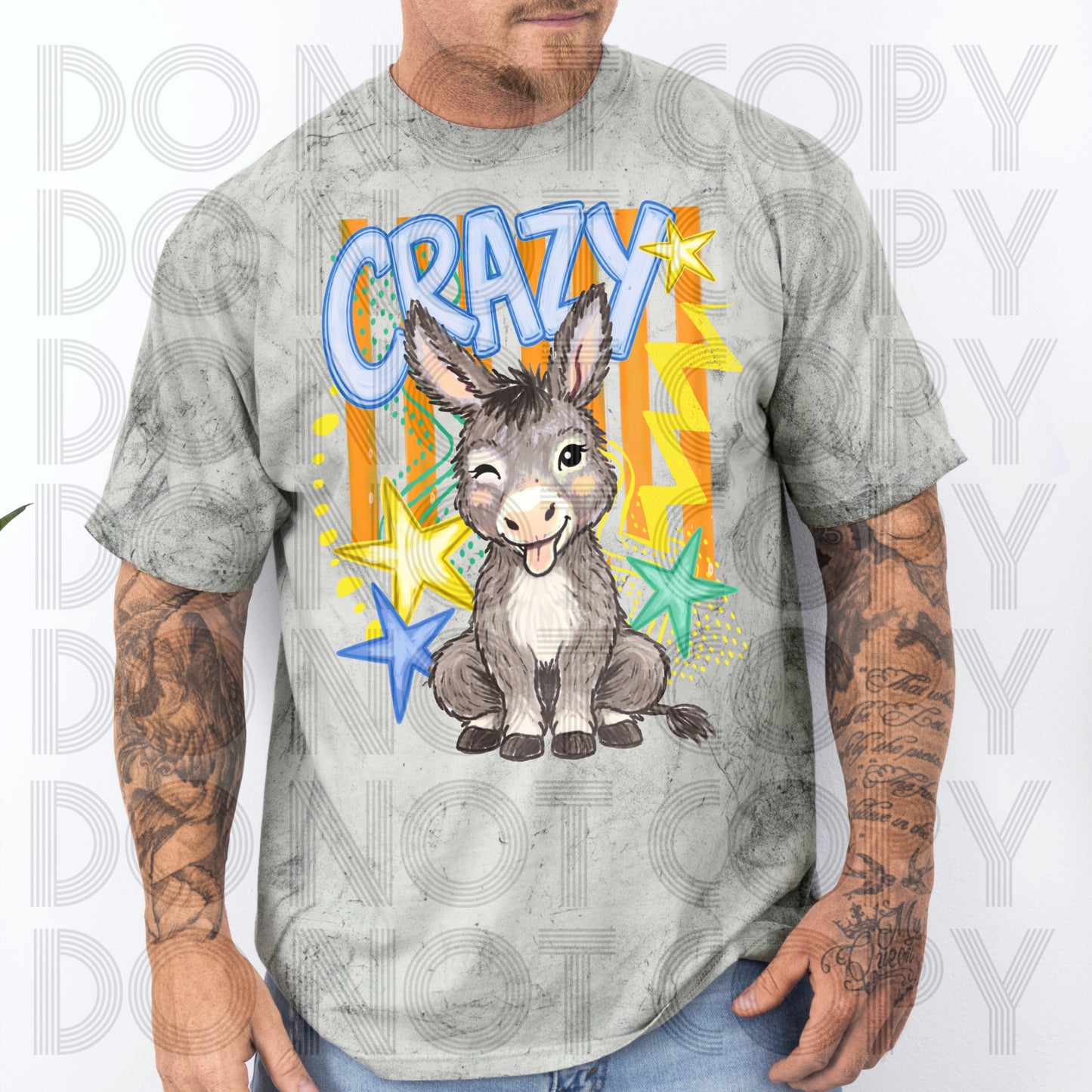 CRAZY ASS BOY - DTF TRANSFER